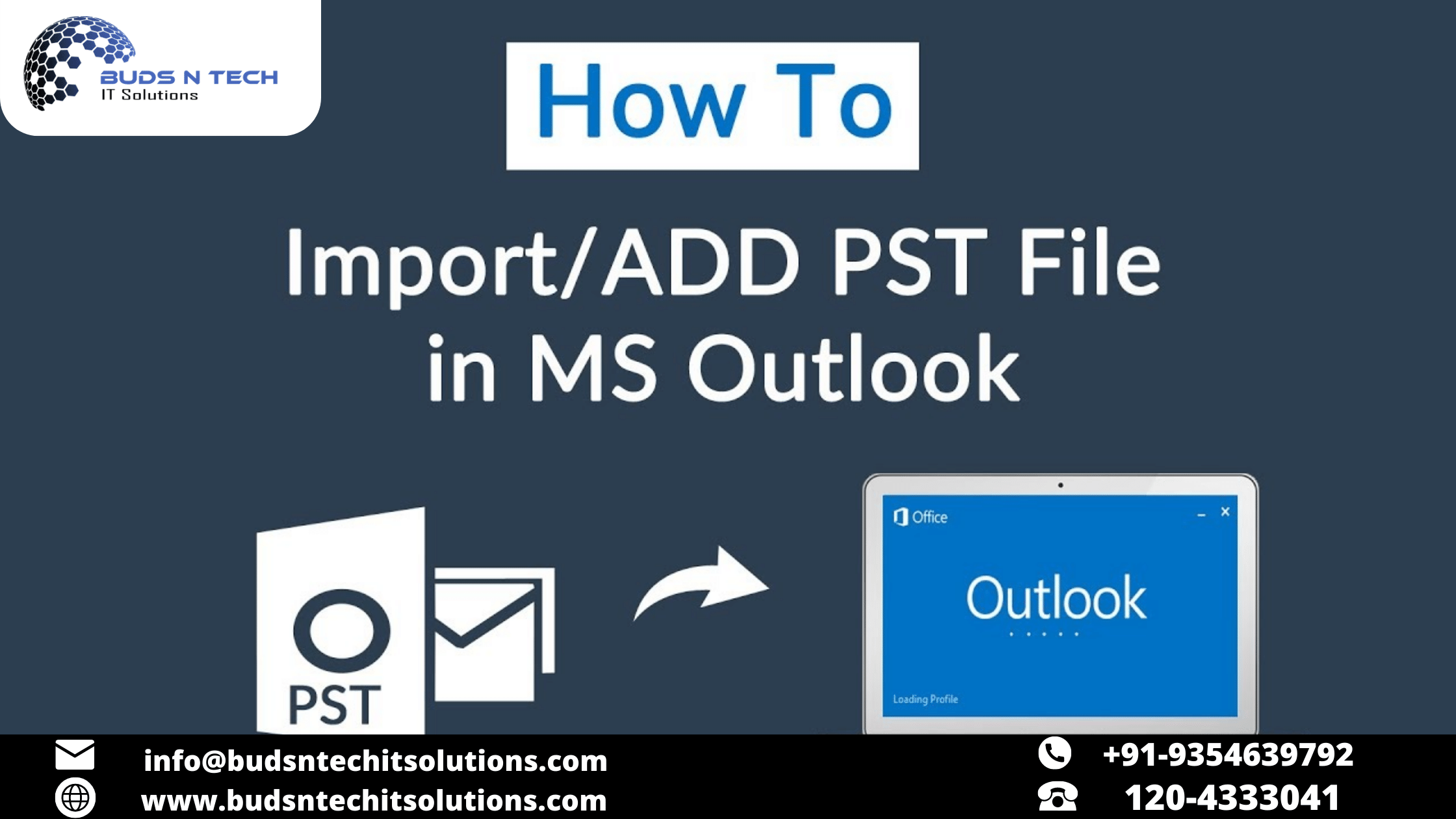 How to manage PST files in Outlook?